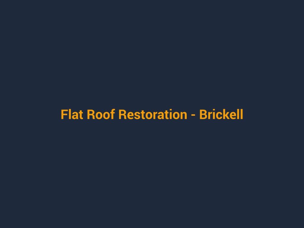 Placeholder project photo - Flat Roof Restoration, Brickell
