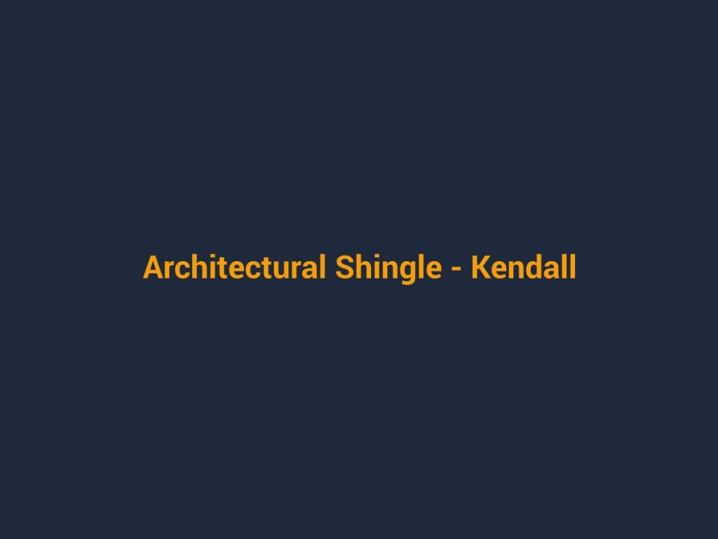 Placeholder project photo - Architectural Shingle, Kendall