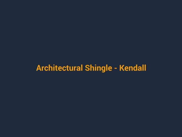 Placeholder project photo - Architectural Shingle, Kendall