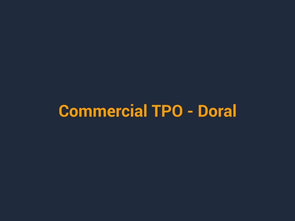 Placeholder project photo - Commercial TPO, Doral